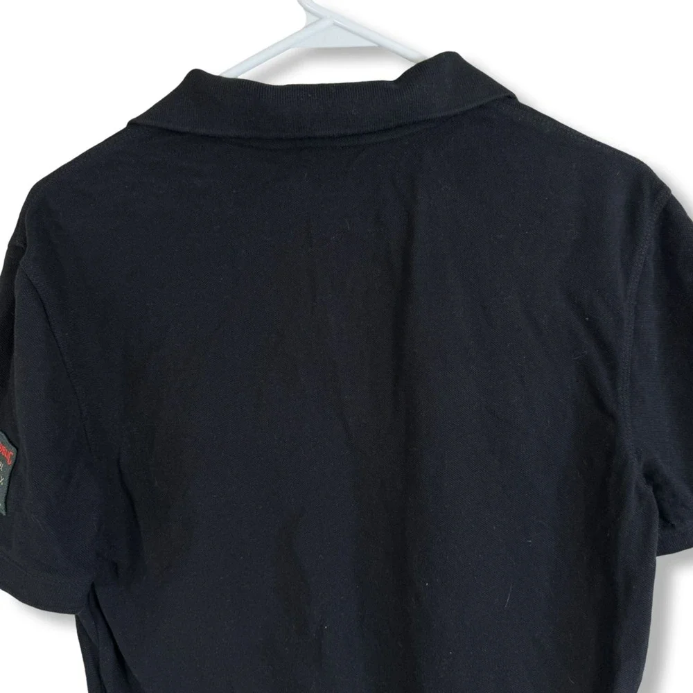 Banana Republic Men's Black Short Sleeve Pullover Shirt Size S Travel Pat M 34